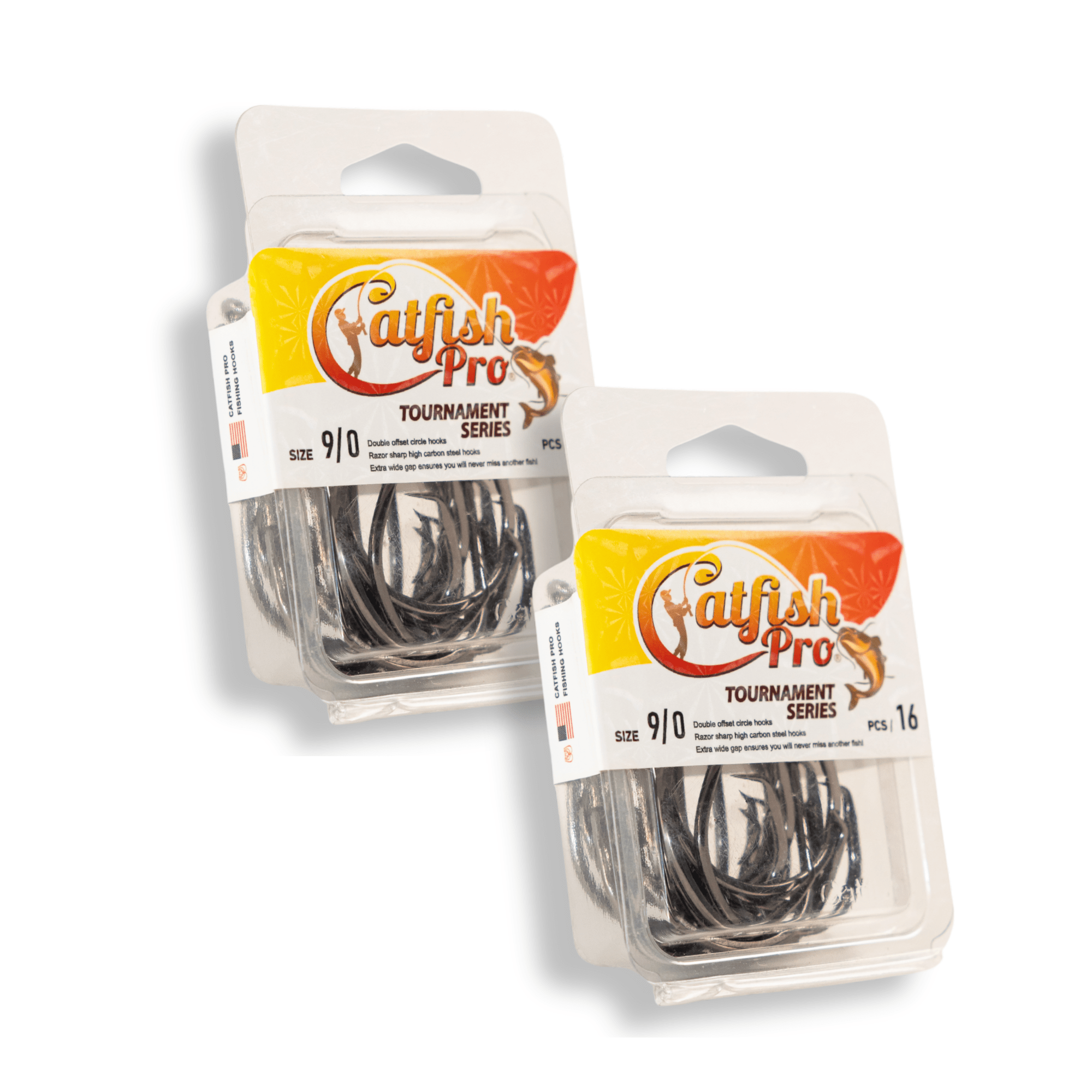 Catfish Pro Double Offset Circle Hooks - 2 - 32
