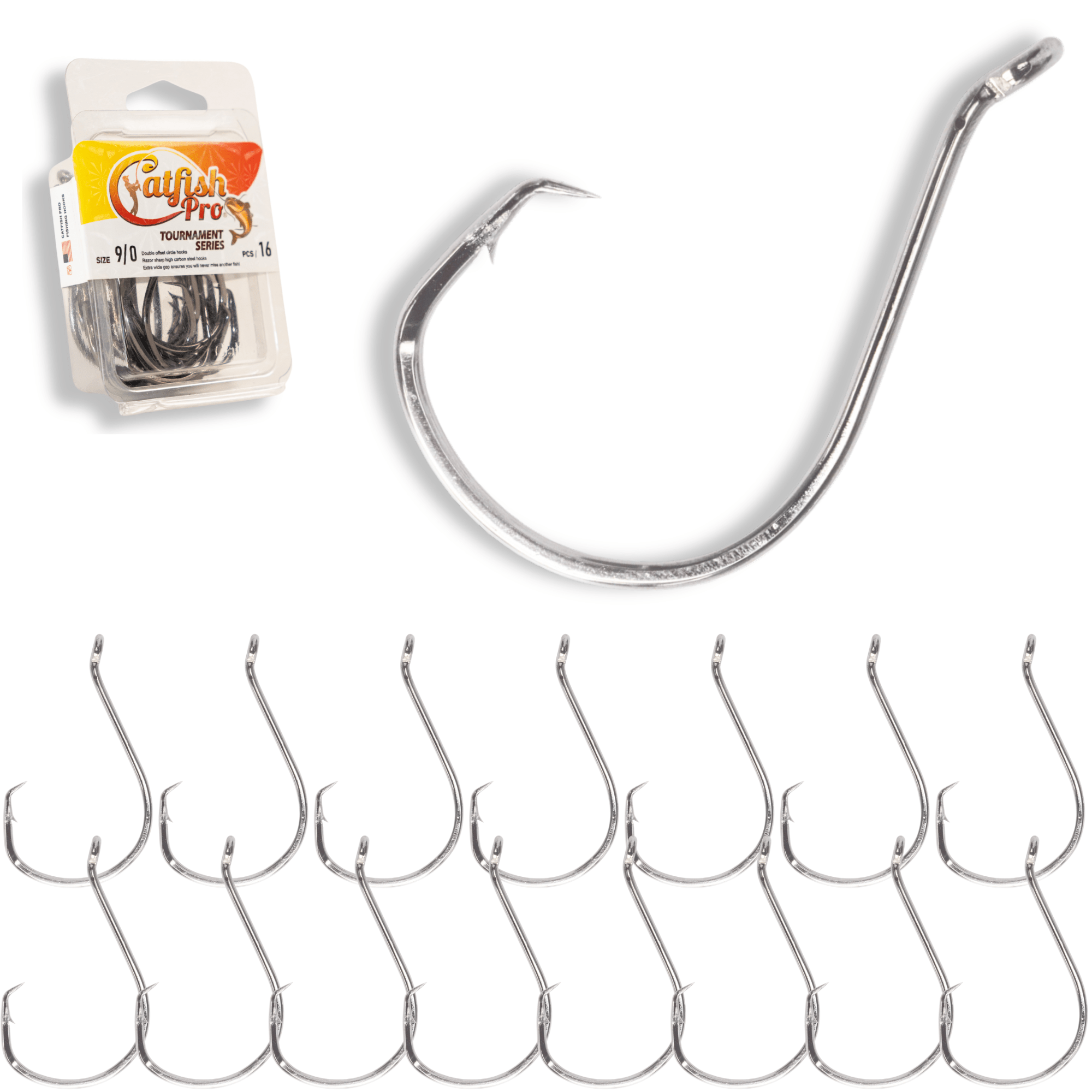 Catfish Pro Double Offset Circle Hooks