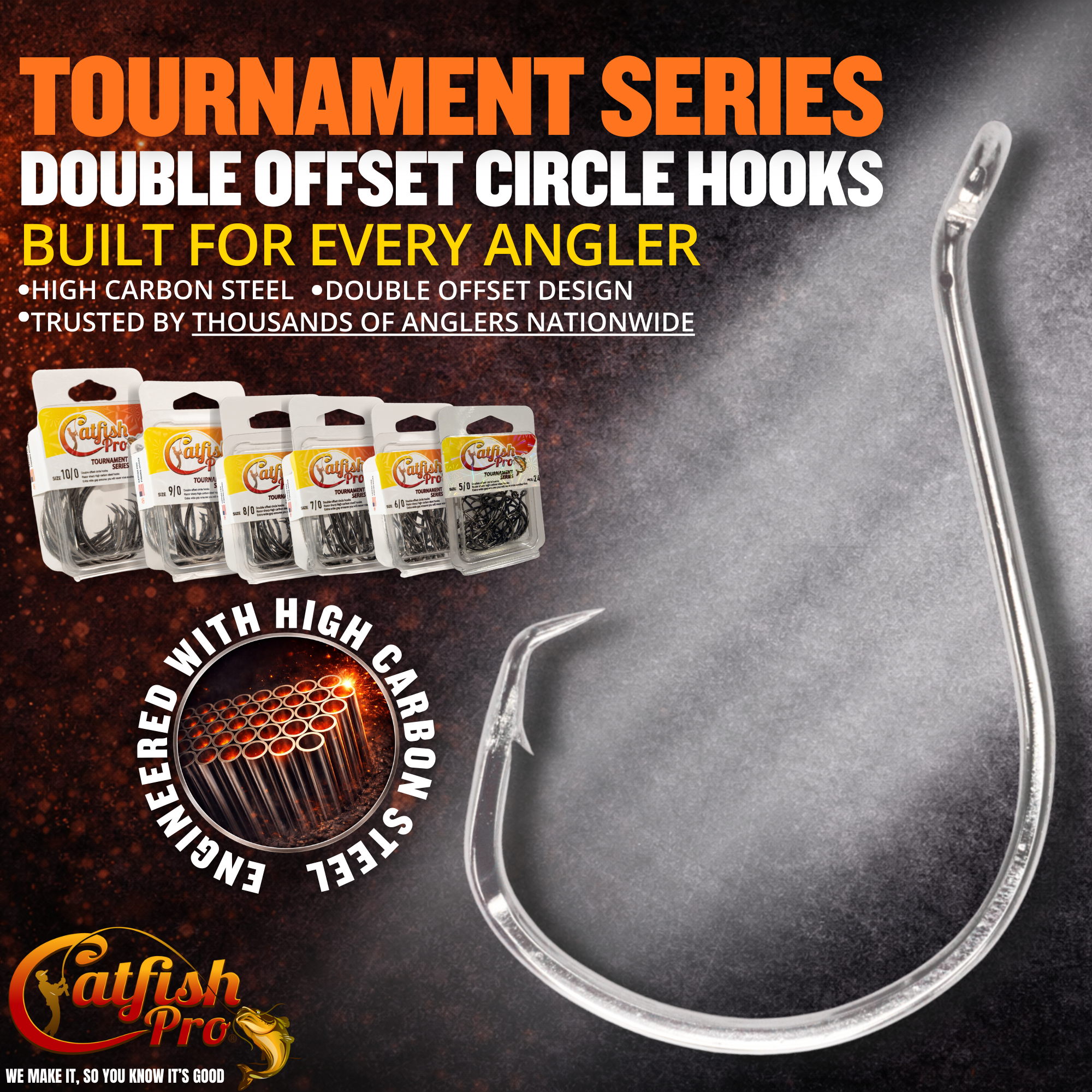 Catfish Pro Double Offset Circle Hooks