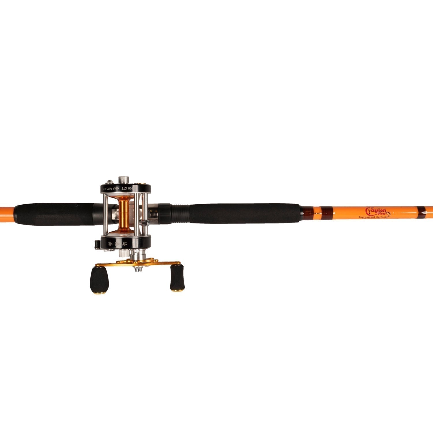 Catfish Pro Tournament Series Casting Rod – S-Glass/Carbon Blank | Glow Tip | Medium-Heavy & Heavy | Bundle Save::