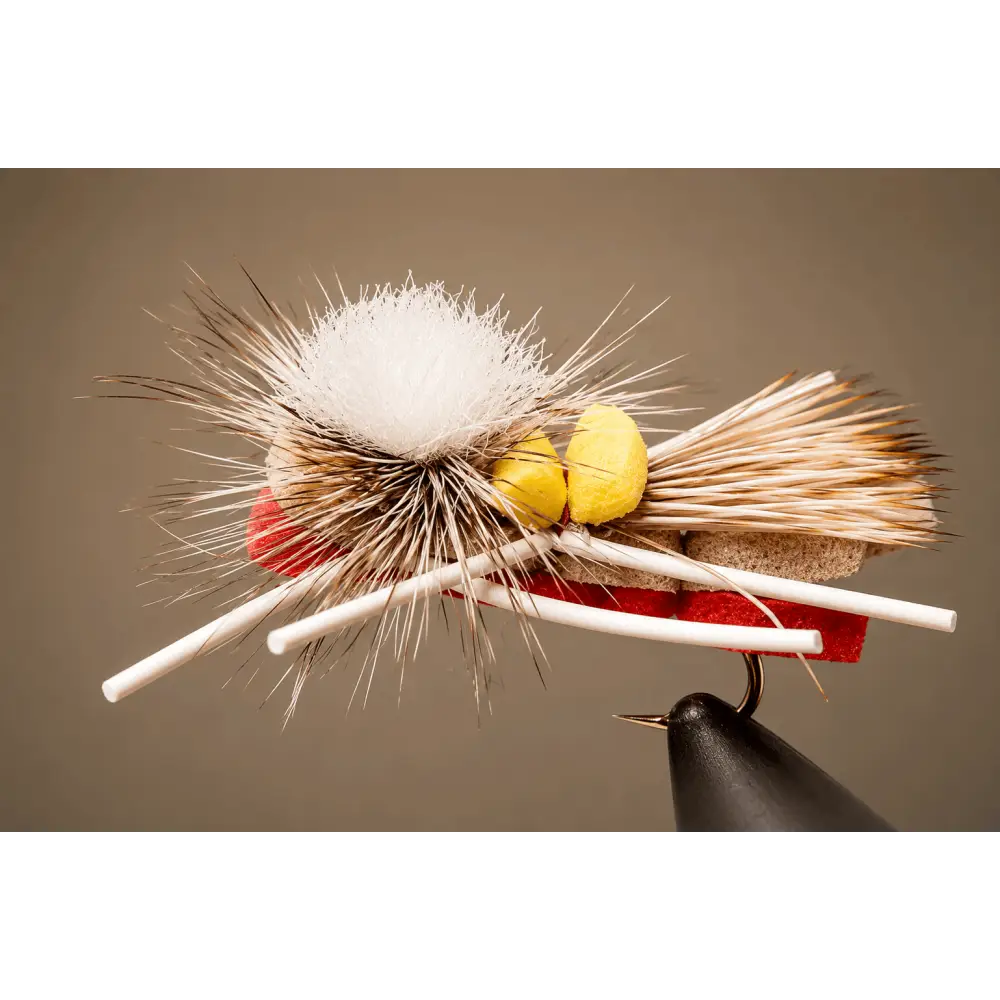 Chernobyl Ant – Parachute | Color: Black Red | Size: 6 8 10 12 14 - 3 Pack - Artificial Fishing Flies