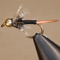Copper John | Color: Black Chartreuse Green Pearl Purple Red | Size: 10 12 14 16 18 20 - 3 Pack - Artificial Fishing