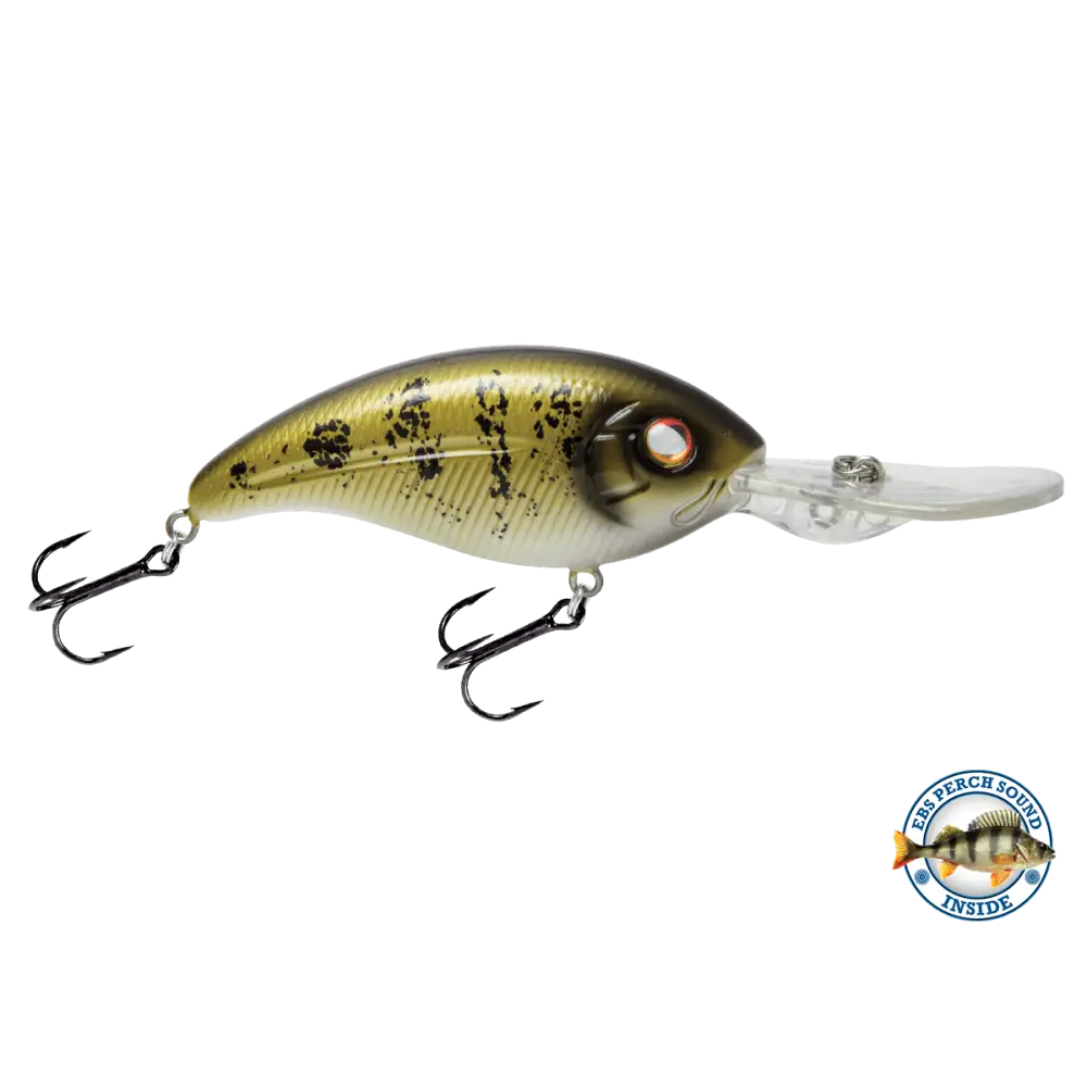 Deep Impact 12 Mid-Depth Crankbait – EBS Sound Technology | Color: Bluegill Chartreuse Shad Sunrise Clearwater Real