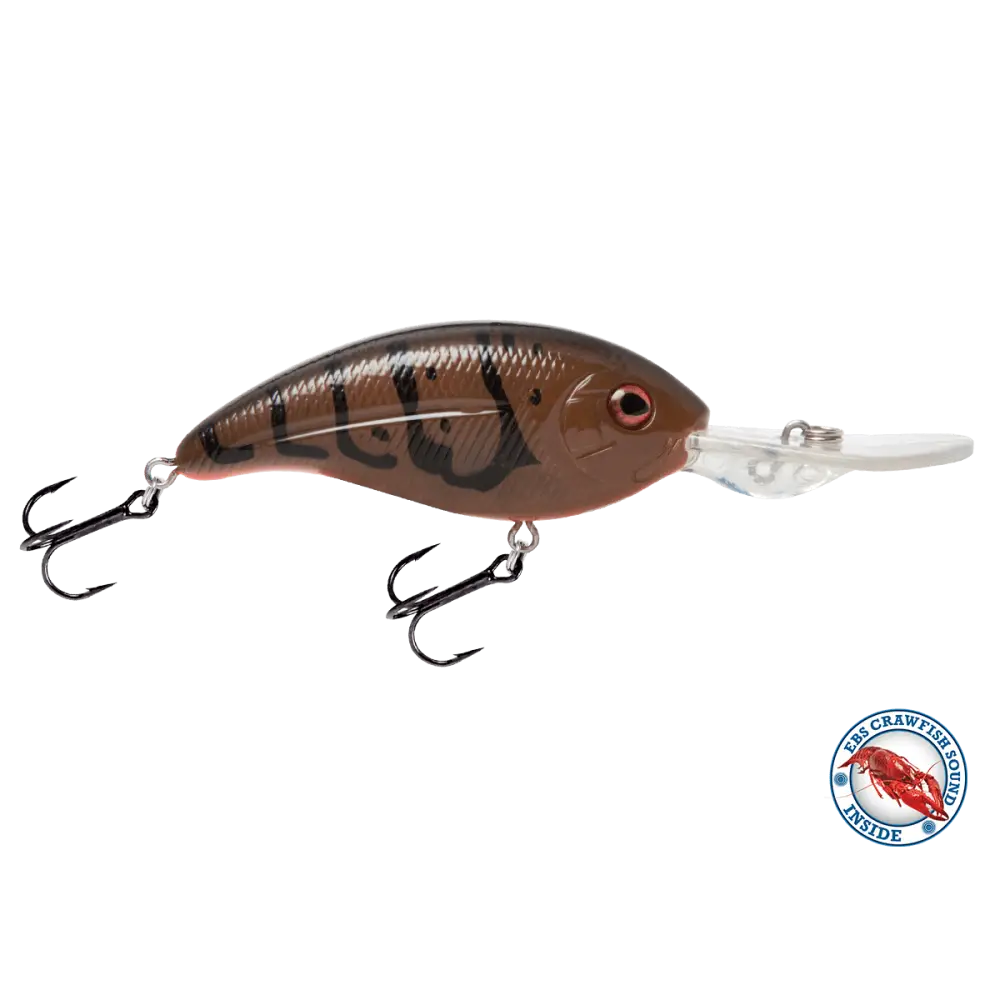 Deep Impact 12 Mid-Depth Crankbait – EBS Sound Technology | Color: Bluegill Chartreuse Shad Sunrise Clearwater Real