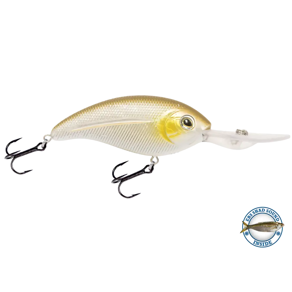 Deep Impact 18 Deep-Diving Crankbait – EBS Sound Technology | Color: Baby Bass Chartreuse Sunrise Shad Ginrin XXX True