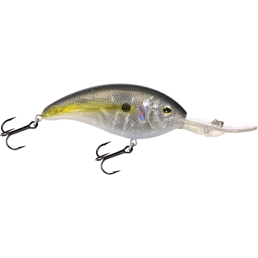 Deep Impact 18 Deep-Diving Crankbait – EBS Sound Technology | Color: Baby Bass Chartreuse Sunrise Shad Ginrin XXX True