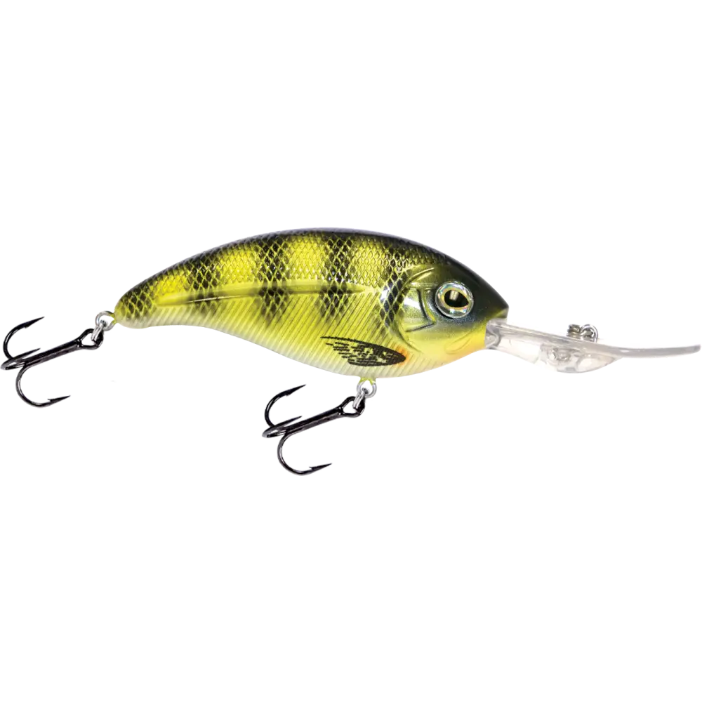 Deep Impact 18 Deep-Diving Crankbait – EBS Sound Technology | Color: Baby Bass Chartreuse Sunrise Shad Ginrin XXX True