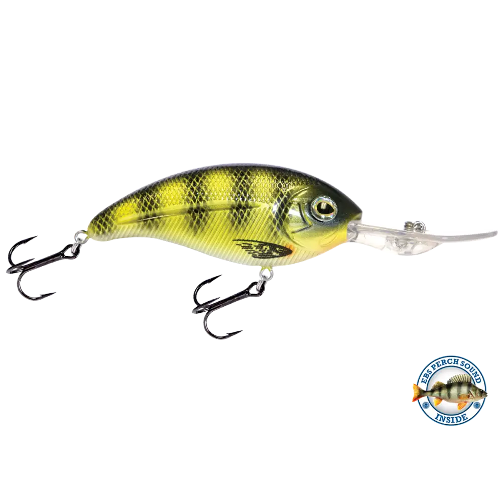 Deep Impact 18 Deep-Diving Crankbait – EBS Sound Technology | Color: Baby Bass Chartreuse Sunrise Shad Ginrin XXX True