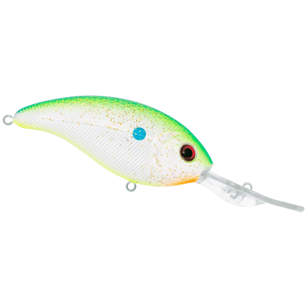 Deep Impact 18 Deep-Diving Crankbait – EBS Sound Technology (Sale) | Color: Clearwater Shad Chartreuse Matte Tiger