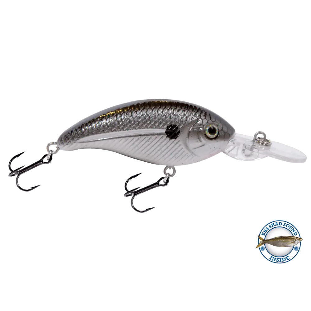 Deep Impact 6 Shallow Crankbait – EBS Sound Technology | Color: AYU Baby Bass Melon Shad Chartreuse Sunrise Clearwater