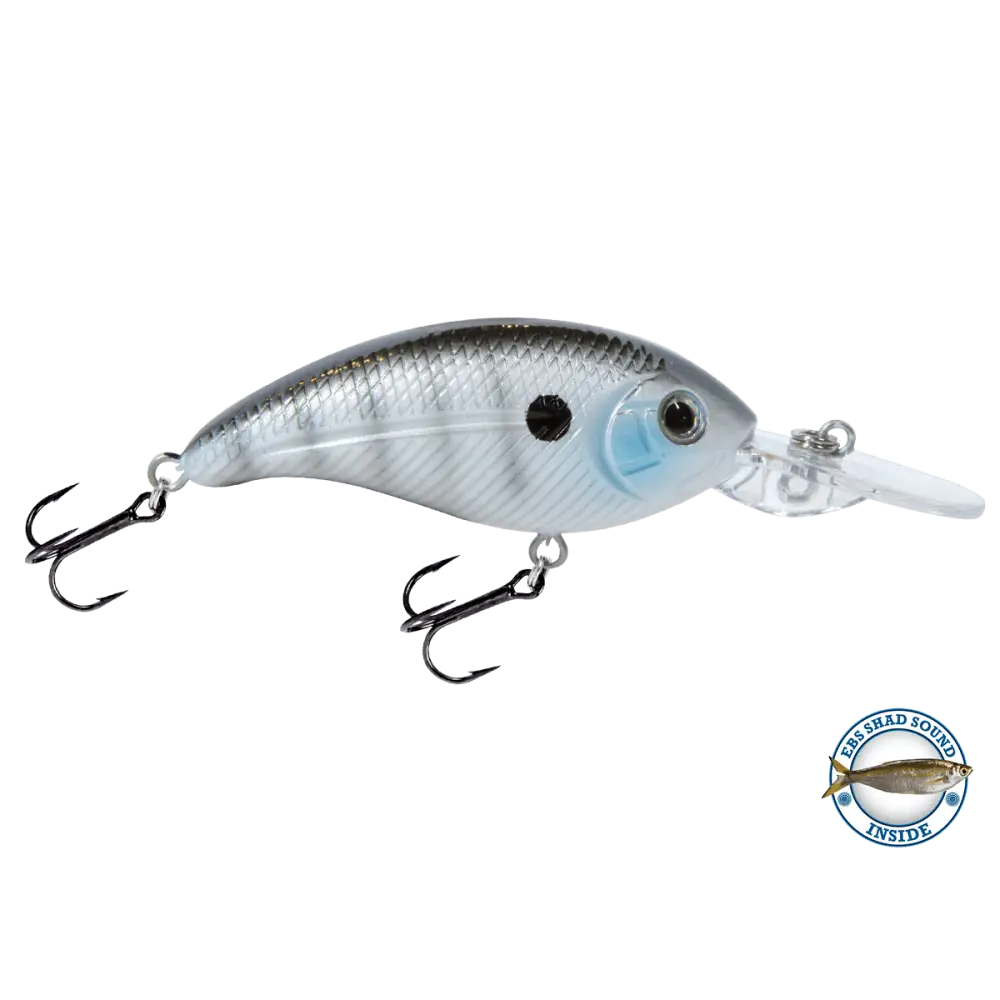 Deep Impact 6 Shallow Crankbait – EBS Sound Technology | Color: AYU Baby Bass Melon Shad Chartreuse Sunrise Clearwater
