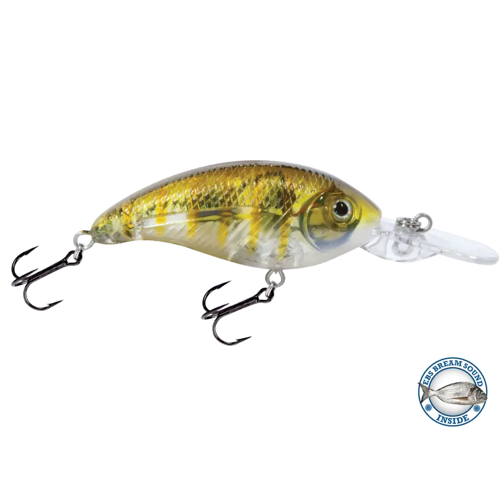 Deep Impact 6 Shallow Crankbait – EBS Sound Technology | Color: AYU Baby Bass Melon Shad Chartreuse Sunrise Clearwater
