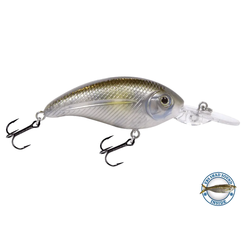 Deep Impact 6 Shallow Crankbait – EBS Sound Technology | Color: AYU Baby Bass Melon Shad Chartreuse Sunrise Clearwater