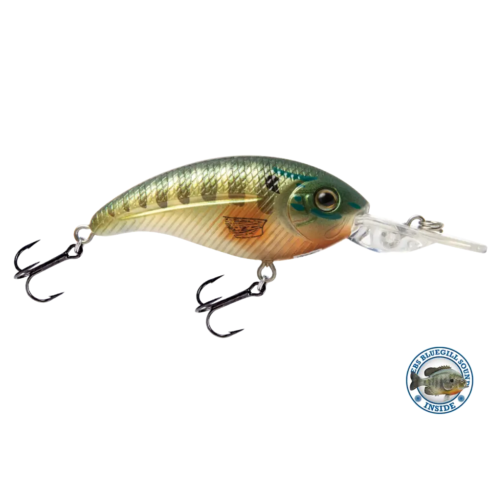 Deep Impact 6 Shallow Crankbait – EBS Sound Technology | Color: AYU Baby Bass Melon Shad Chartreuse Sunrise Clearwater