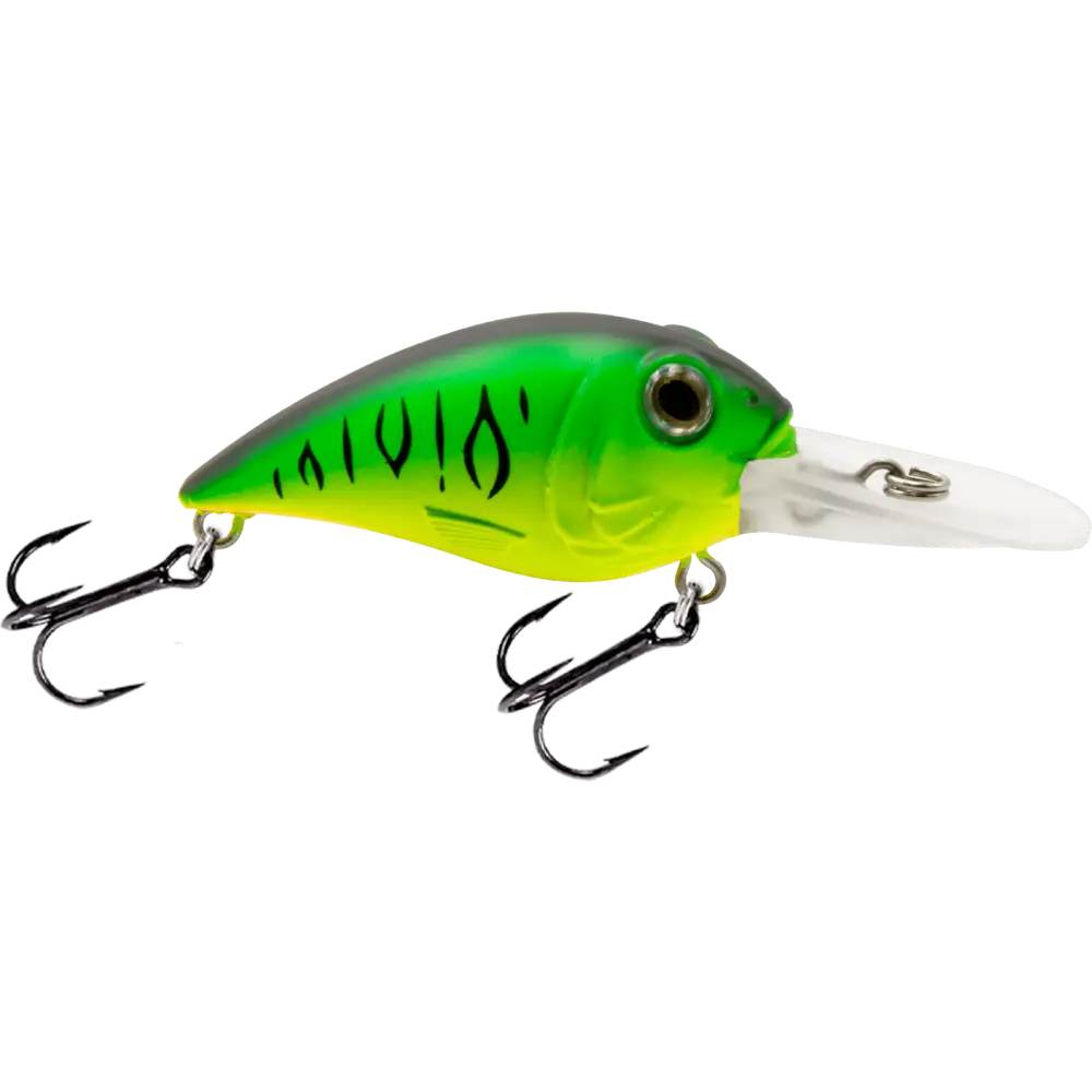 Diablo 2’’ Finesse Crankbait for Bass – EBS Sound | Hunting Action Lock-Jawed Fish | Color: Ghost Brown Craw Okie