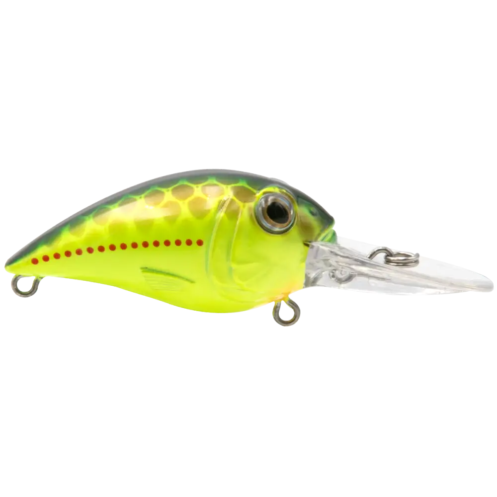 Diablo 2’’ Finesse Crankbait for Bass – EBS Sound | Hunting Action Lock-Jawed Fish | Color: Ghost Brown Craw Okie