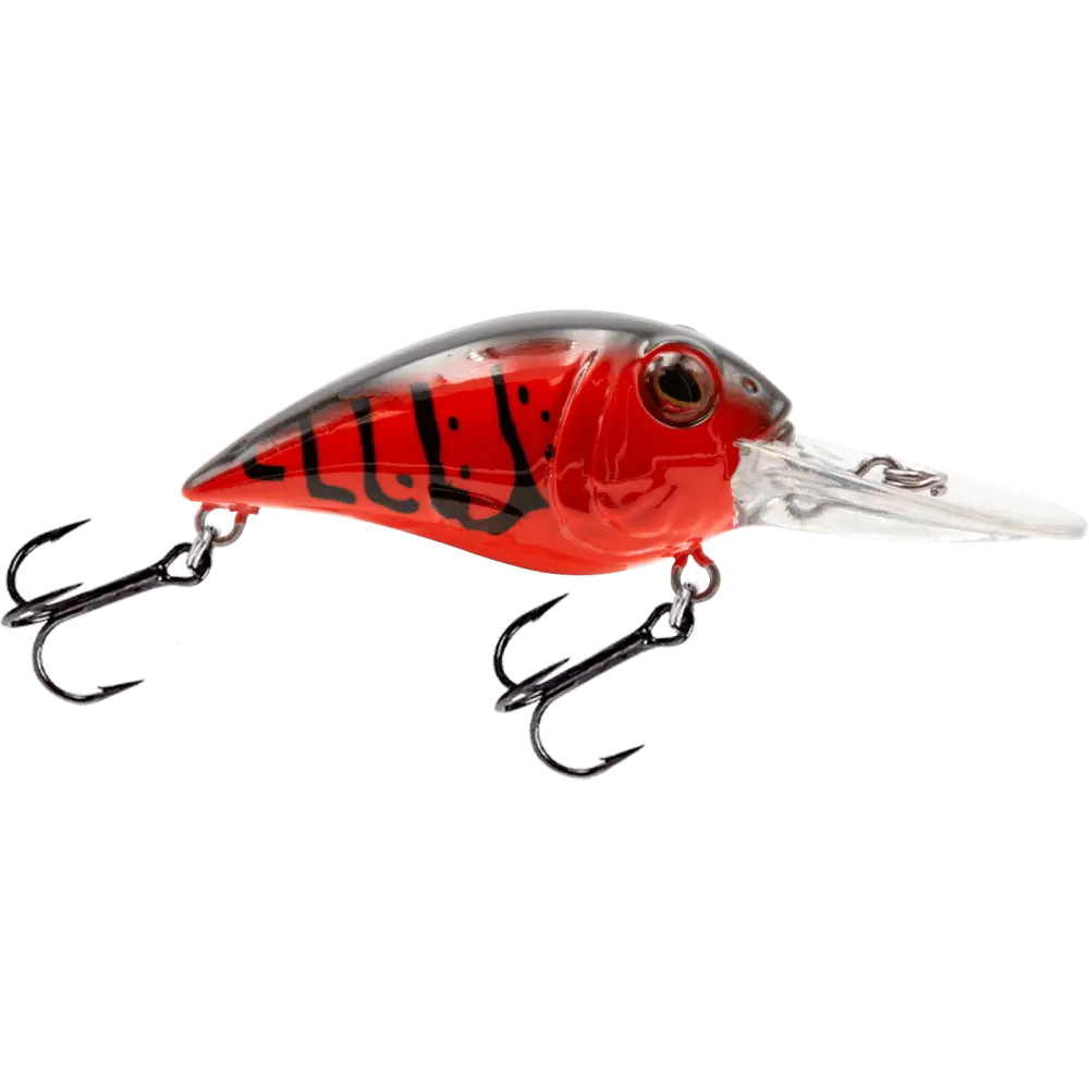 Diablo 2’’ Finesse Crankbait for Bass – EBS Sound | Hunting Action Lock-Jawed Fish | Color: Ghost Brown Craw Okie