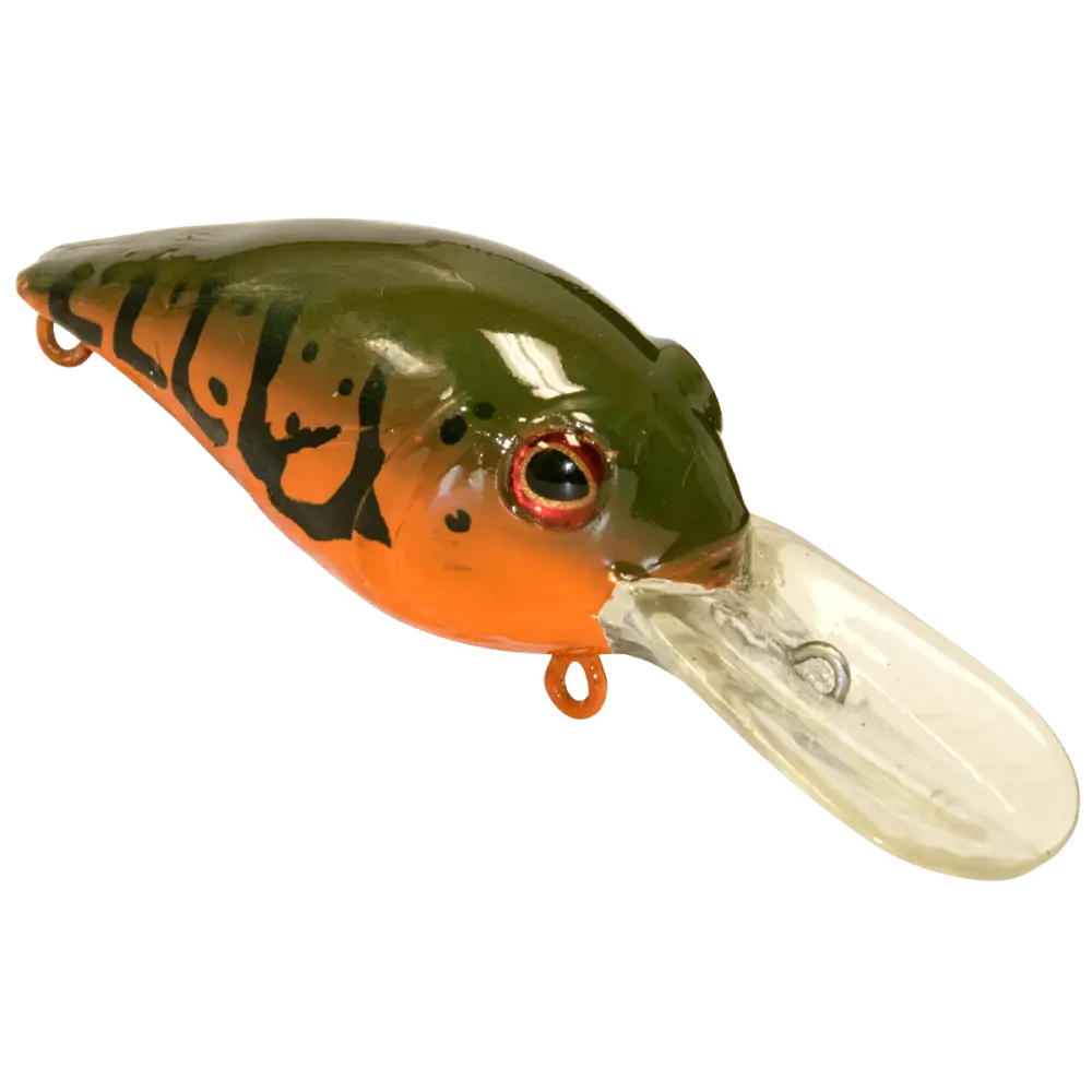 Diablo 2’’ Finesse Crankbait for Bass – EBS Sound | Hunting Action Lock-Jawed Fish | Color: Ghost Brown Craw Okie