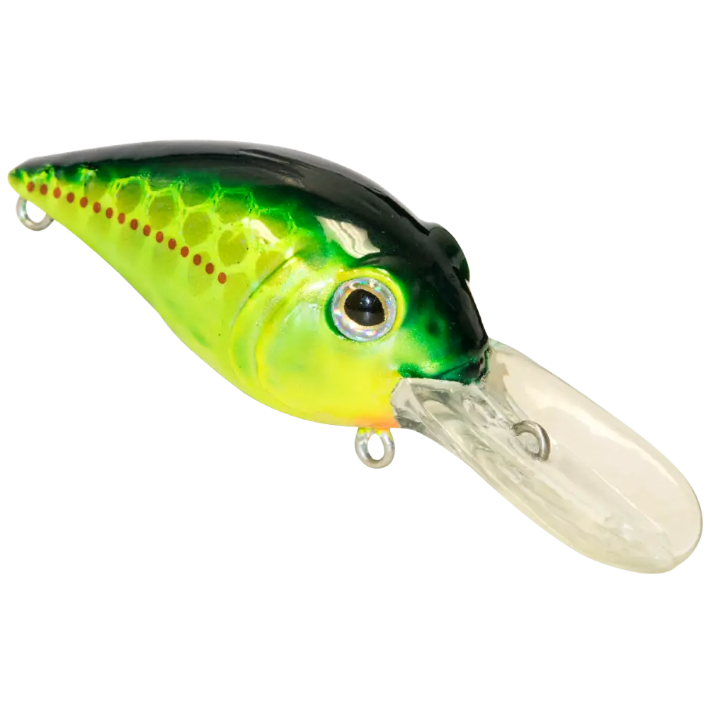 Diablo 2’’ Finesse Crankbait for Bass – EBS Sound | Hunting Action Lock-Jawed Fish | Color: Ghost Brown Craw Okie