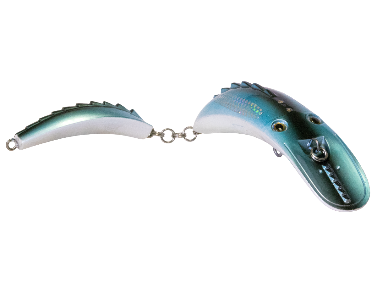 Dirty Dancer 10’’ Jointed Crankbait for Tiger Muskie & Pike – EBS Sound Technology | Color Sound: Whitefish / Herring