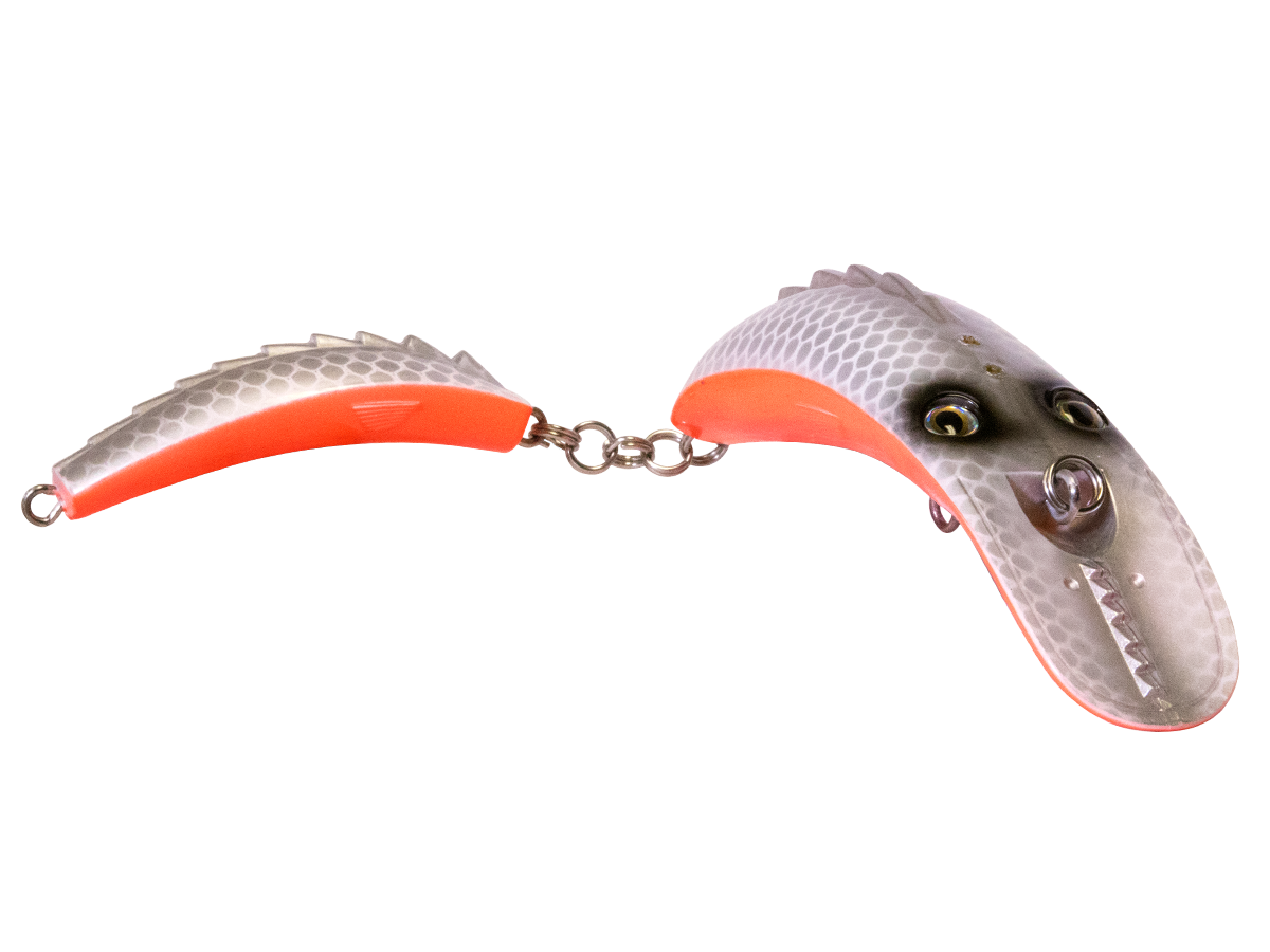 Dirty Dancer 10’’ Jointed Crankbait for Tiger Muskie & Pike – EBS Sound Technology | Color Sound: Whitefish / Herring