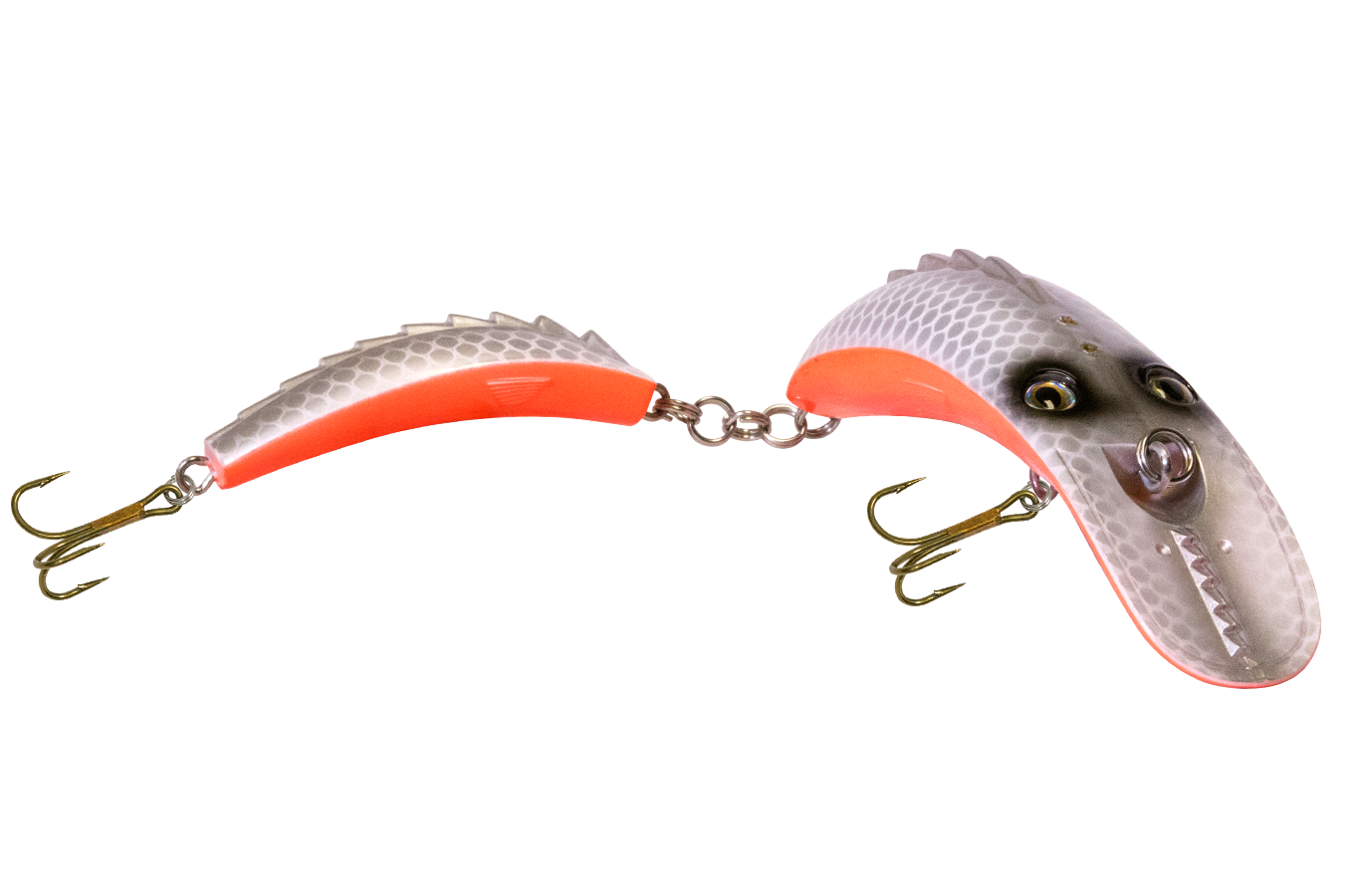 Dirty Dancer 10’’ Jointed Crankbait for Tiger Muskie & Pike – EBS Sound Technology | Color Sound: Whitefish / Herring