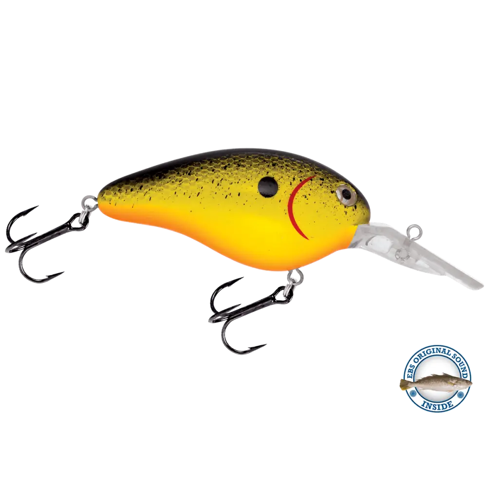 Dive Master 14 Deep-Diving Crankbait with Illuminated Eyes – EBS Sound Technology | Color: Spring Craw Chartreuse