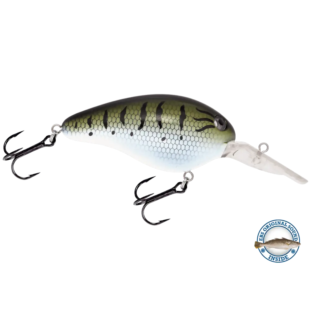 Dive Master 14 Deep-Diving Crankbait with Illuminated Eyes – EBS Sound Technology | Color: Spring Craw Chartreuse