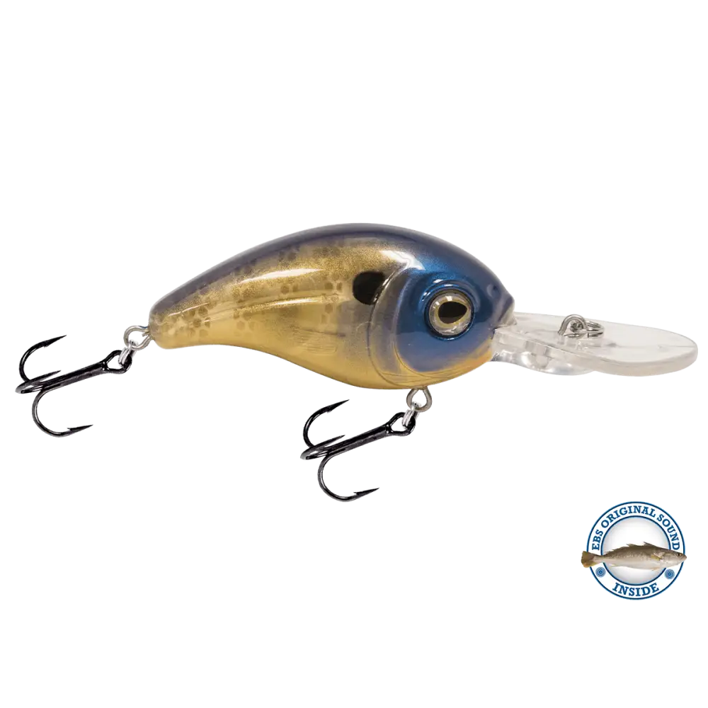 Dive Master Jr. 8 Mid-Depth Crankbait – EBS Sound Technology | Color: Baby Bass Chartreuse Shad Splatter Back Pearl