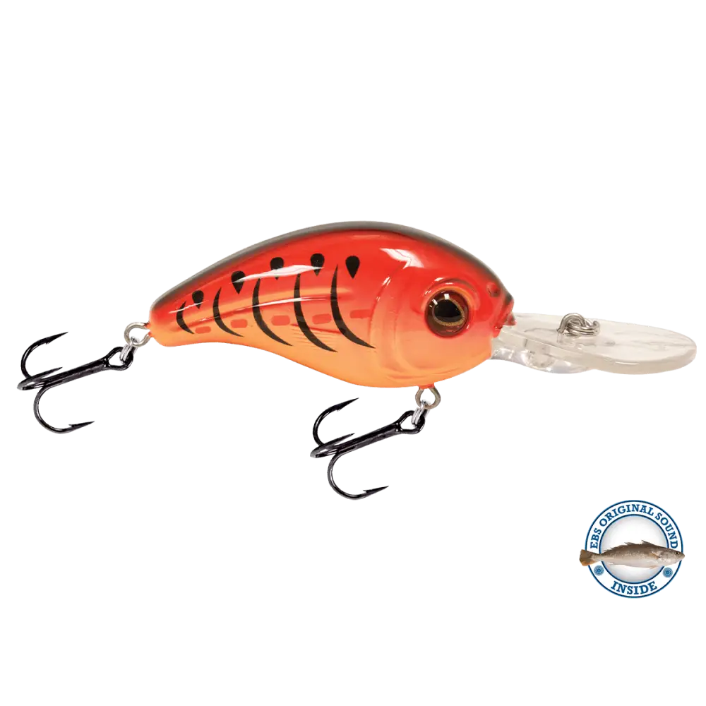 Dive Master Jr. 8 Mid-Depth Crankbait – EBS Sound Technology | Color: Baby Bass Chartreuse Shad Splatter Back Pearl