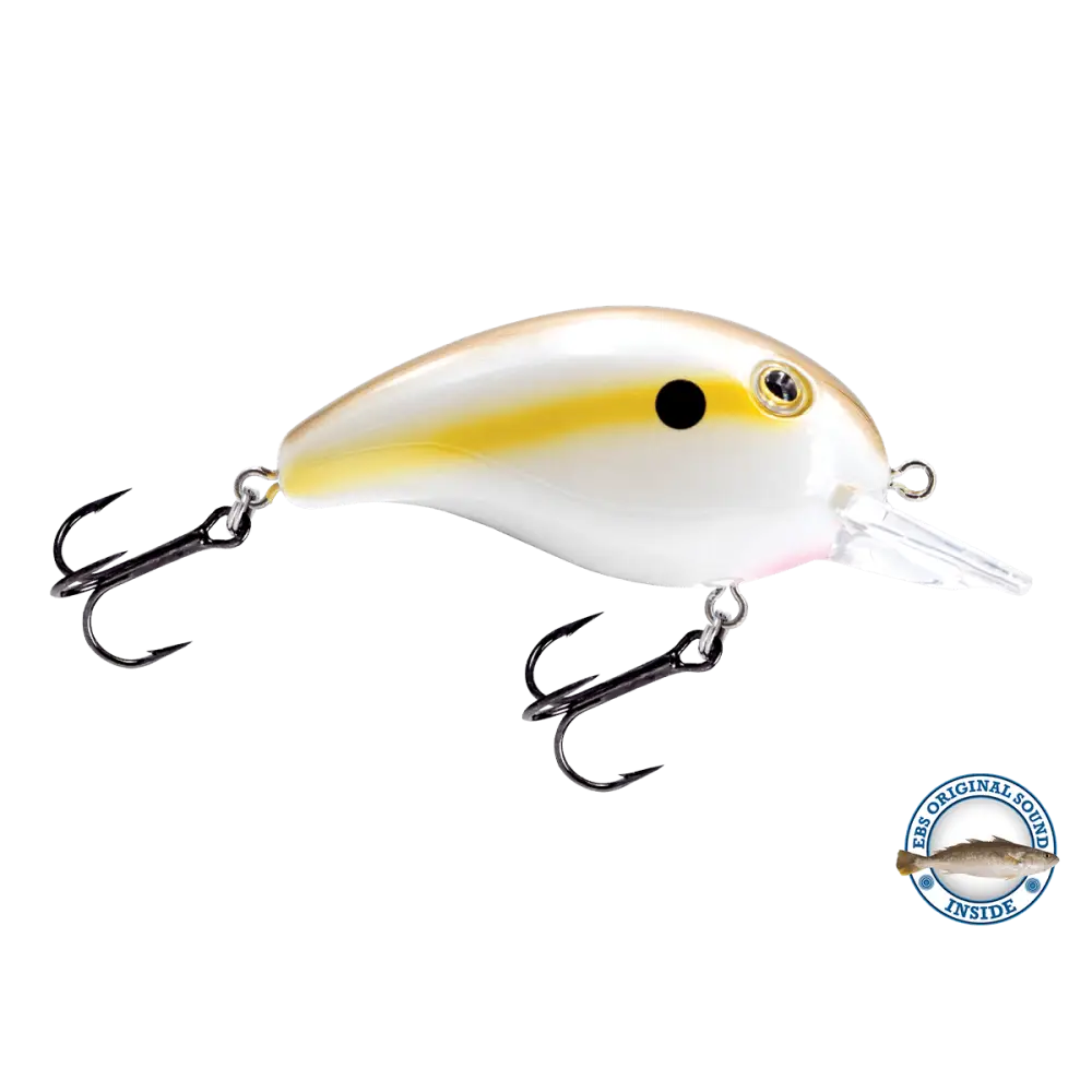 Dive Master Jr. Shallow-Diving Crankbait – EBS Sound Technology | Color: Chartreuse Splatter Shad Spring Craw Baby Bass