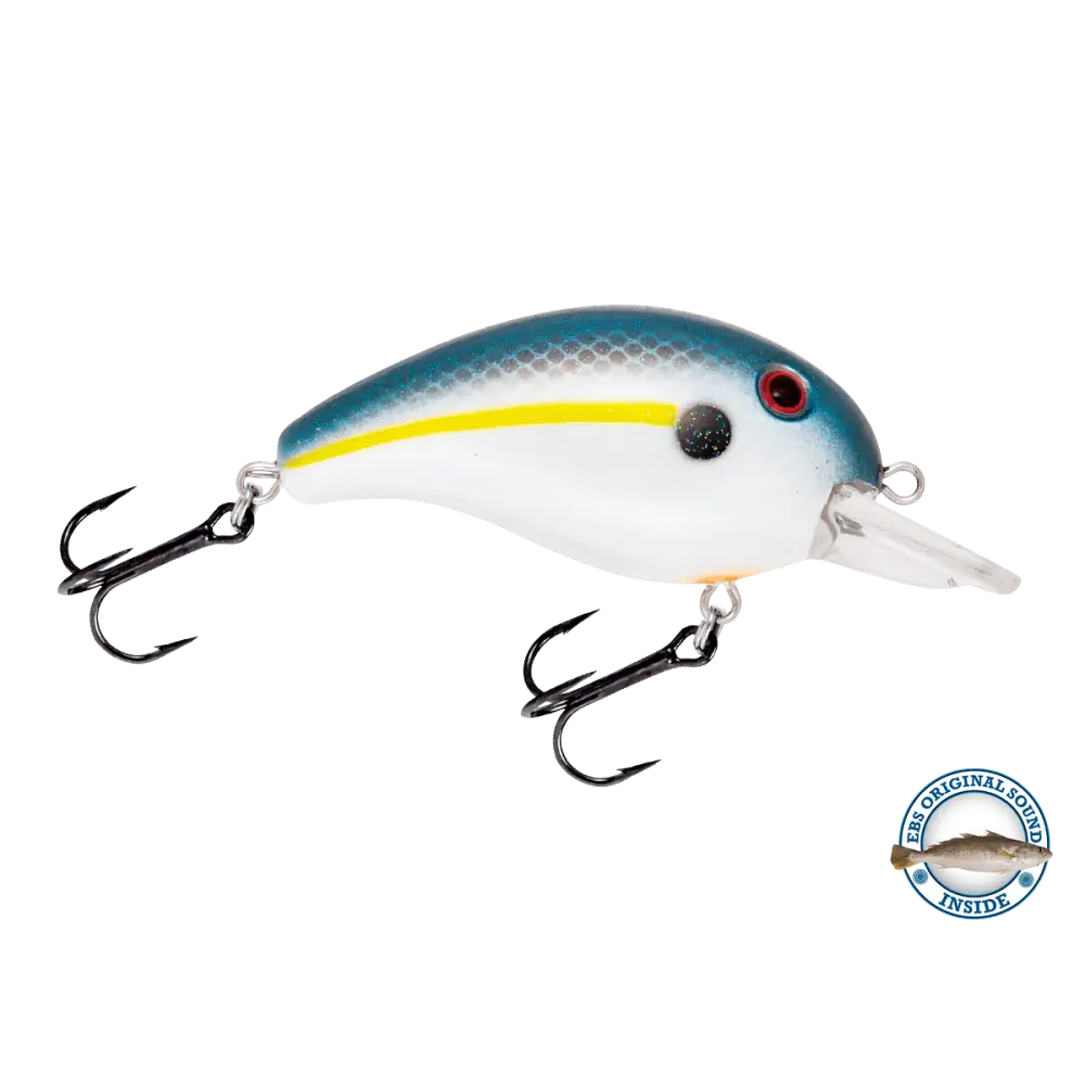 Dive Master Jr. Shallow-Diving Crankbait – EBS Sound Technology | Color: Chartreuse Splatter Shad Spring Craw Baby Bass
