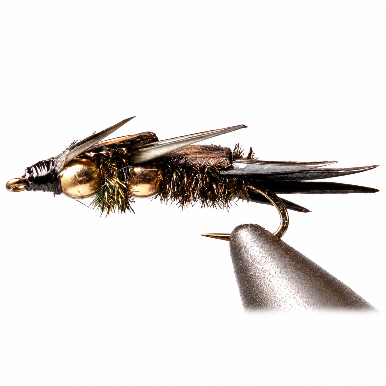 Double Bead - Stonefly Nymphs | Pattern: Peacock - Black Biots - Amber 20 Incher Golden Natural Olive | Size: 04 06 08