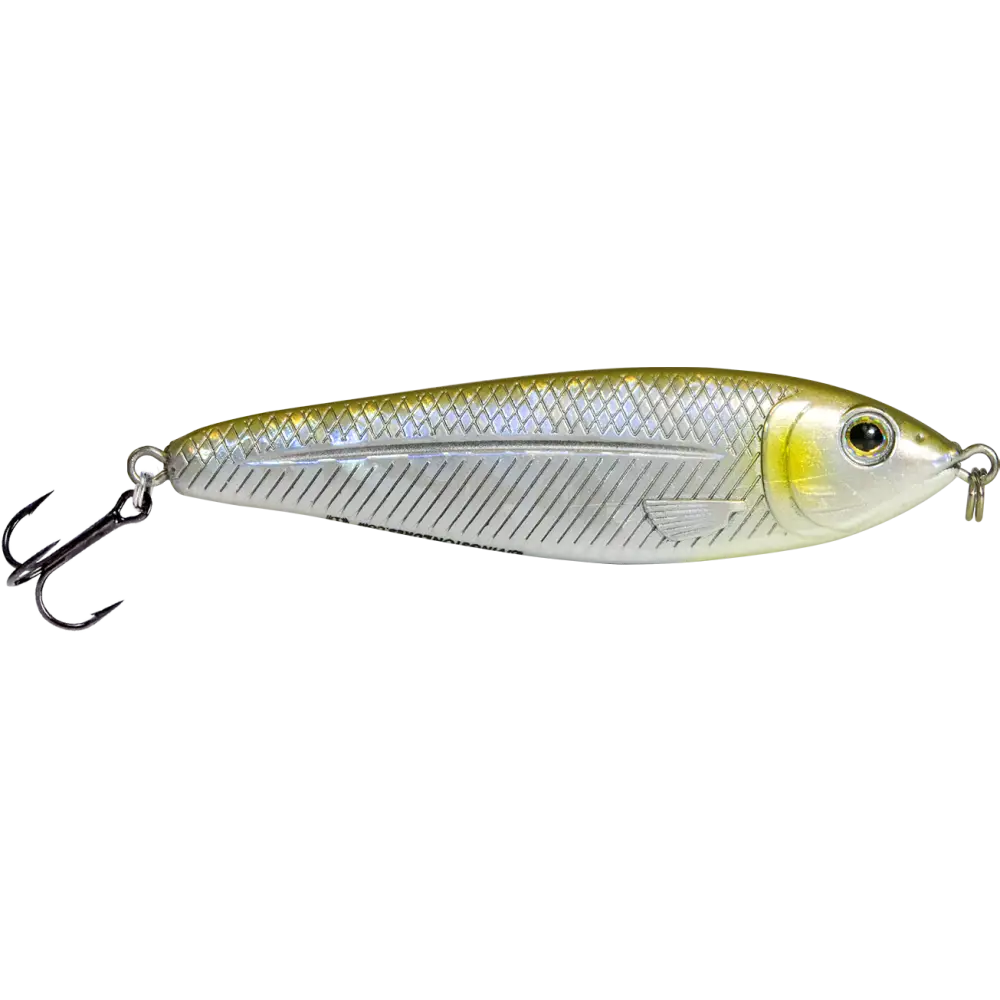 EBS Jigging Spoon – All-Season Vertical Lure with Sound Technology | Color: Chartreuse Shad Black Back Chrome Blue