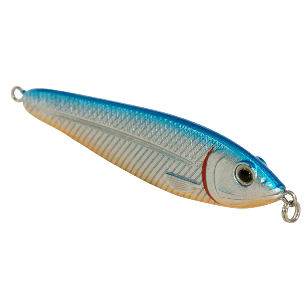 EBS Jigging Spoon – All-Season Vertical Lure with Sound Technology | Color: Chartreuse Shad Black Back Chrome Blue