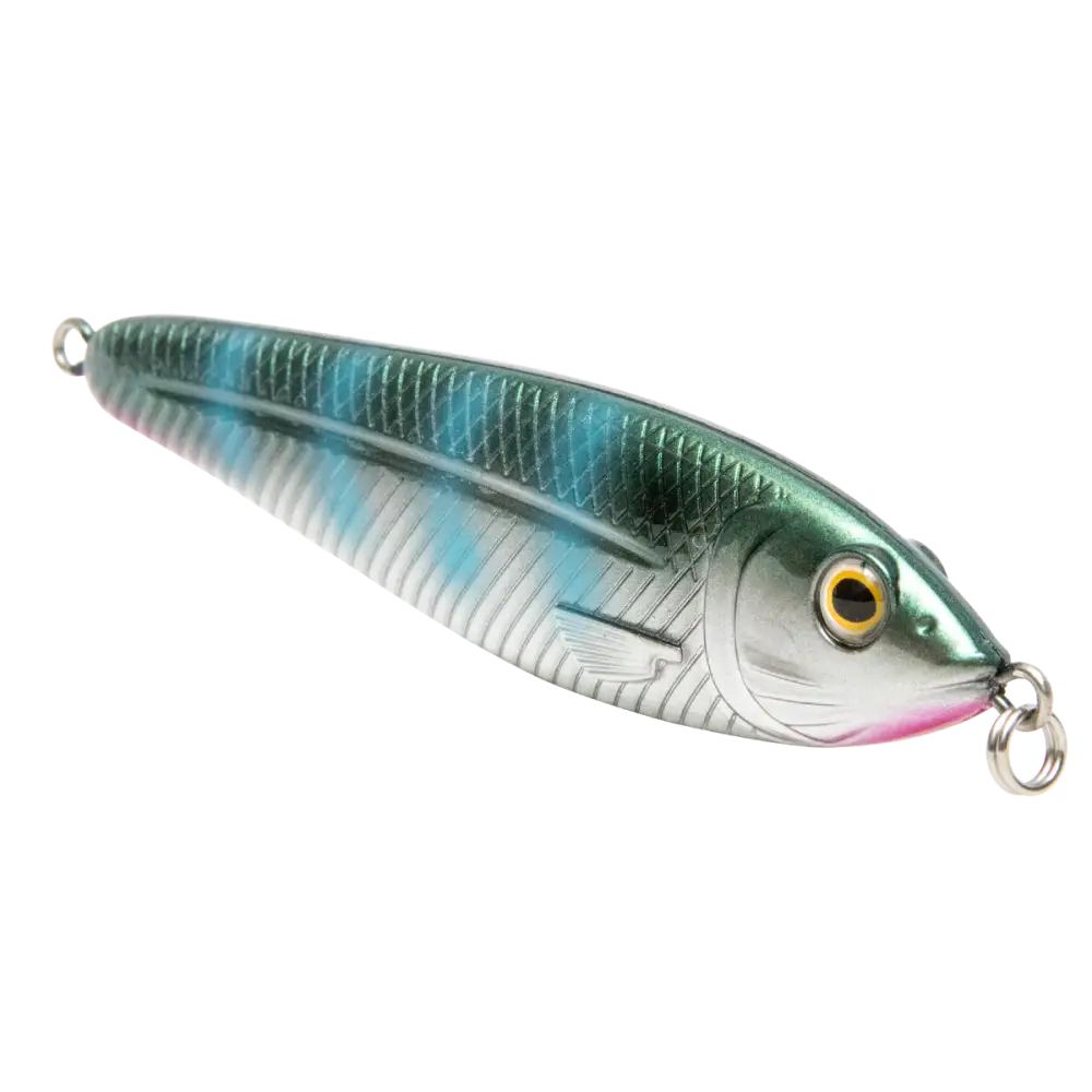 EBS Jigging Spoon – All-Season Vertical Lure with Sound Technology | Color: Chartreuse Shad Black Back Chrome Blue