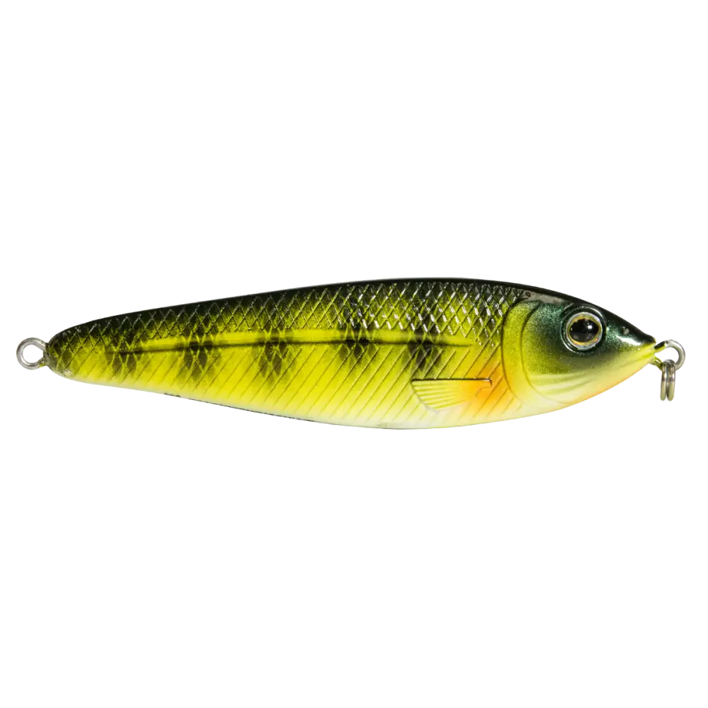EBS Jigging Spoon – All-Season Vertical Lure with Sound Technology | Color: Chartreuse Shad Black Back Chrome Blue