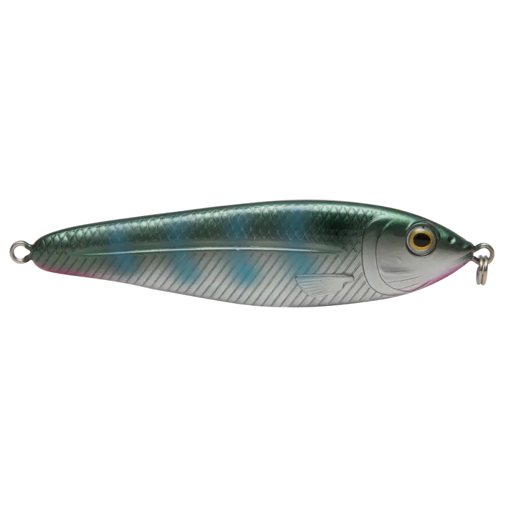 EBS Jigging Spoon – All-Season Vertical Lure with Sound Technology | Color: Chartreuse Shad Black Back Chrome Blue