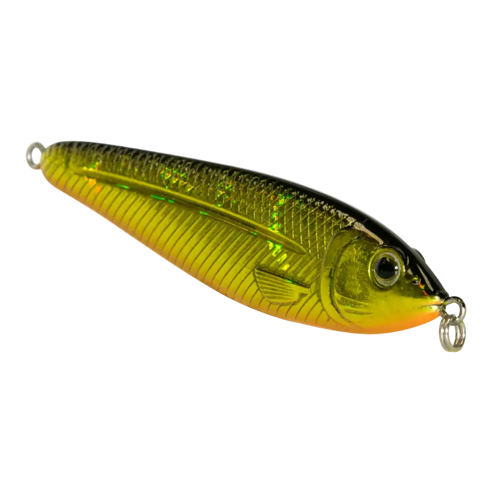 EBS Jigging Spoon – All-Season Vertical Lure with Sound Technology | Color: Chartreuse Shad Black Back Chrome Blue