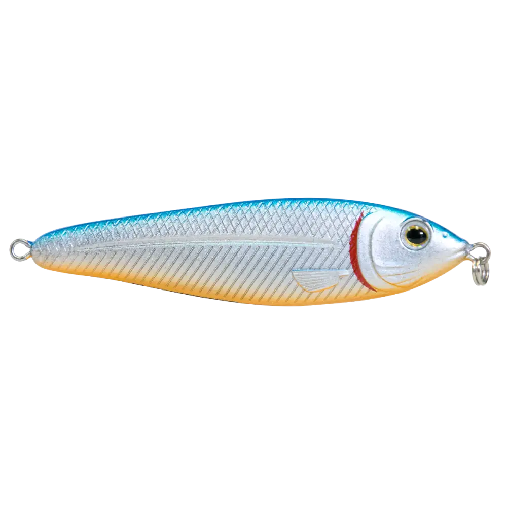 EBS Jigging Spoon – All-Season Vertical Lure with Sound Technology | Color: Chartreuse Shad Black Back Chrome Blue