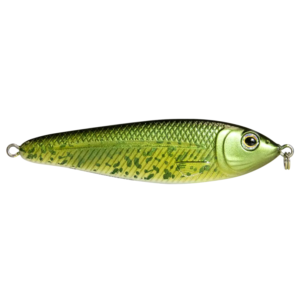 EBS Jigging Spoon – All-Season Vertical Lure with Sound Technology | Color: Chartreuse Shad Black Back Chrome Blue
