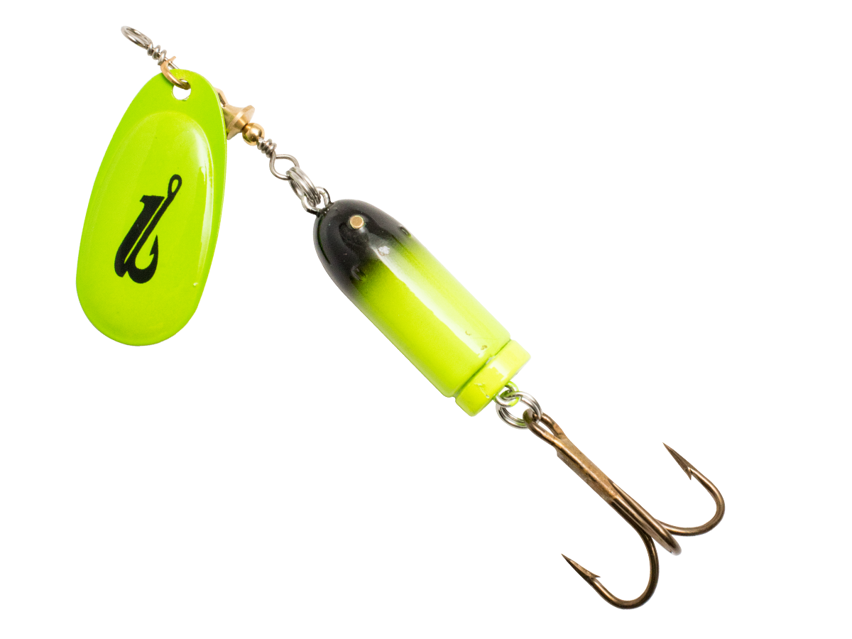 EBS Spinner 5.12’’ Inline for Musky Walleye & Striped Bass – Sound | 11 Color/Sound Combos | Color Sound: Hot Pink