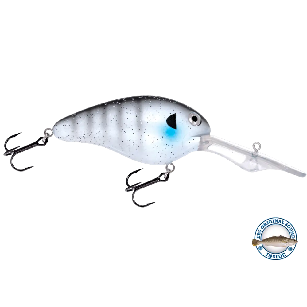 EBS Spinner 50 Inline for Muskie Walleye & Bass – Sound Technology | Color: Tiger Spots Spring Craw Baby Candy Shad