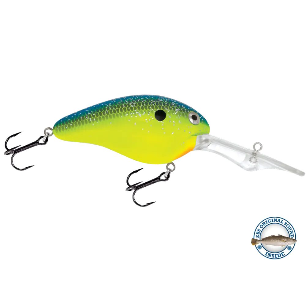 EBS Spinner 50 Inline for Muskie Walleye & Bass – Sound Technology | Color: Tiger Spots Spring Craw Baby Candy Shad