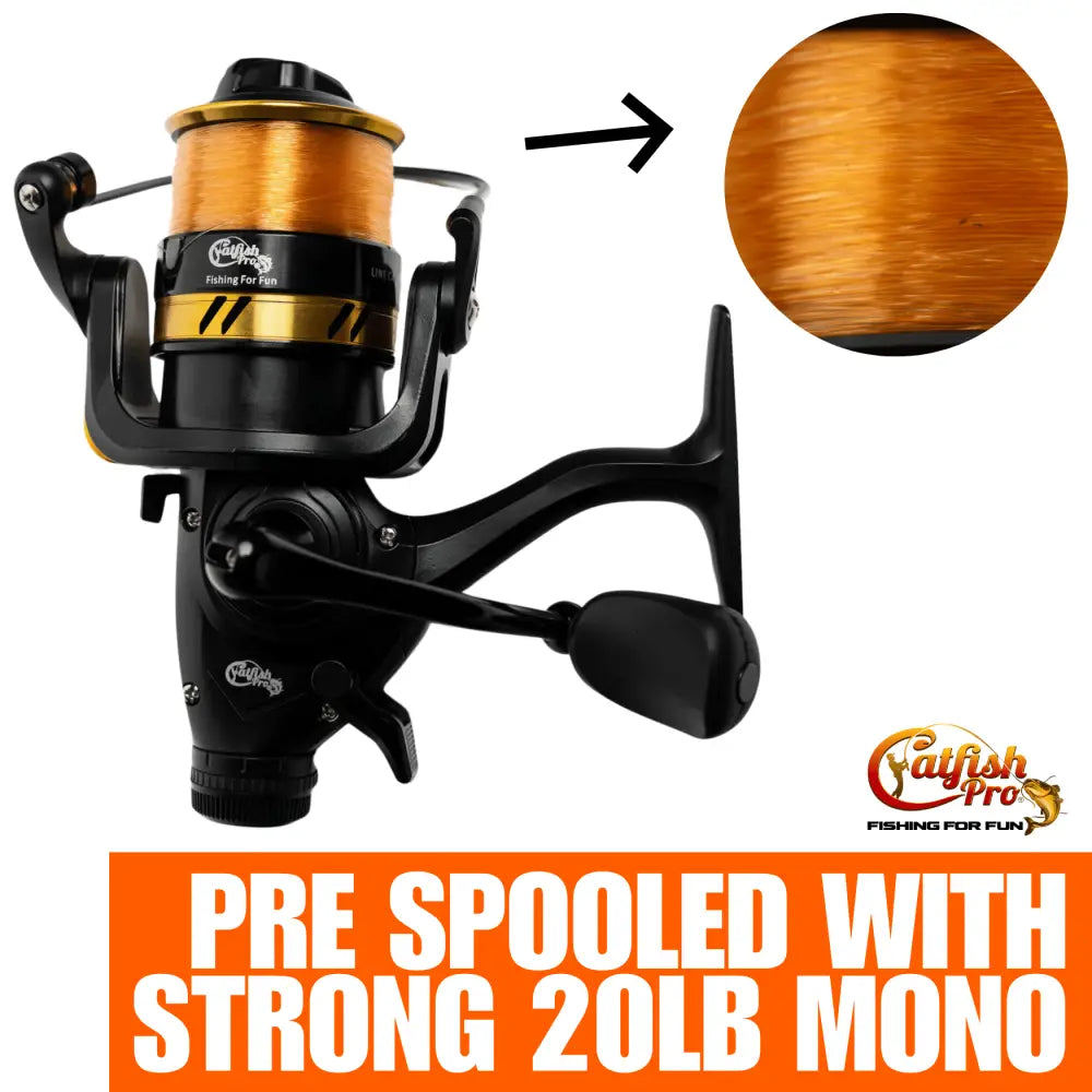 Fishing for Fun Spinning Combo | Action:: Medium-Heavy - Catfish