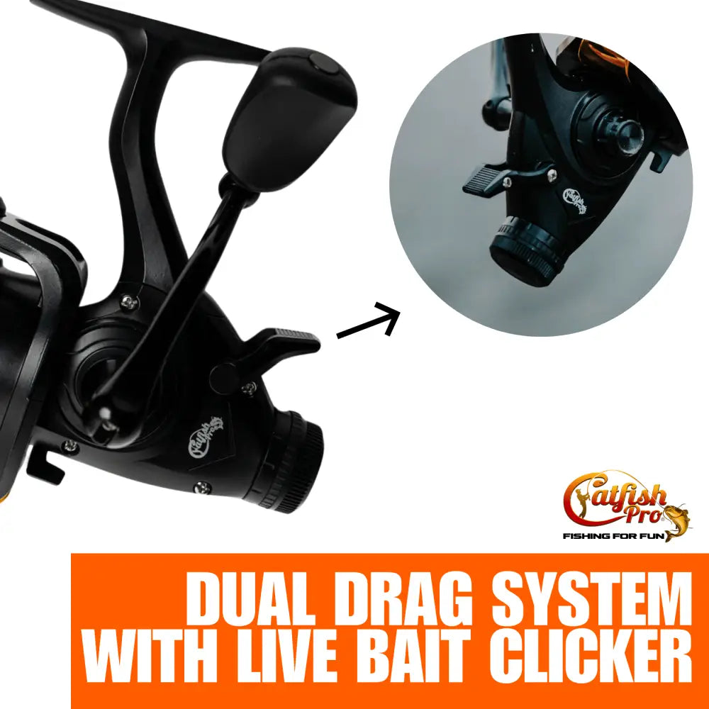 Fishing for Fun Spinning Combo | Action:: Medium-Heavy - Catfish