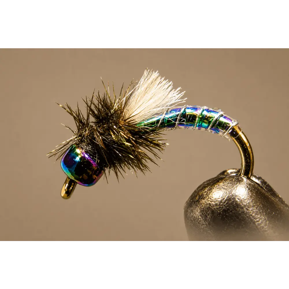 Flash Midges | Color: Black Copper Pearl Red | Size: 18 20 22 - 3 - Pack - Artificial Fishing Flies