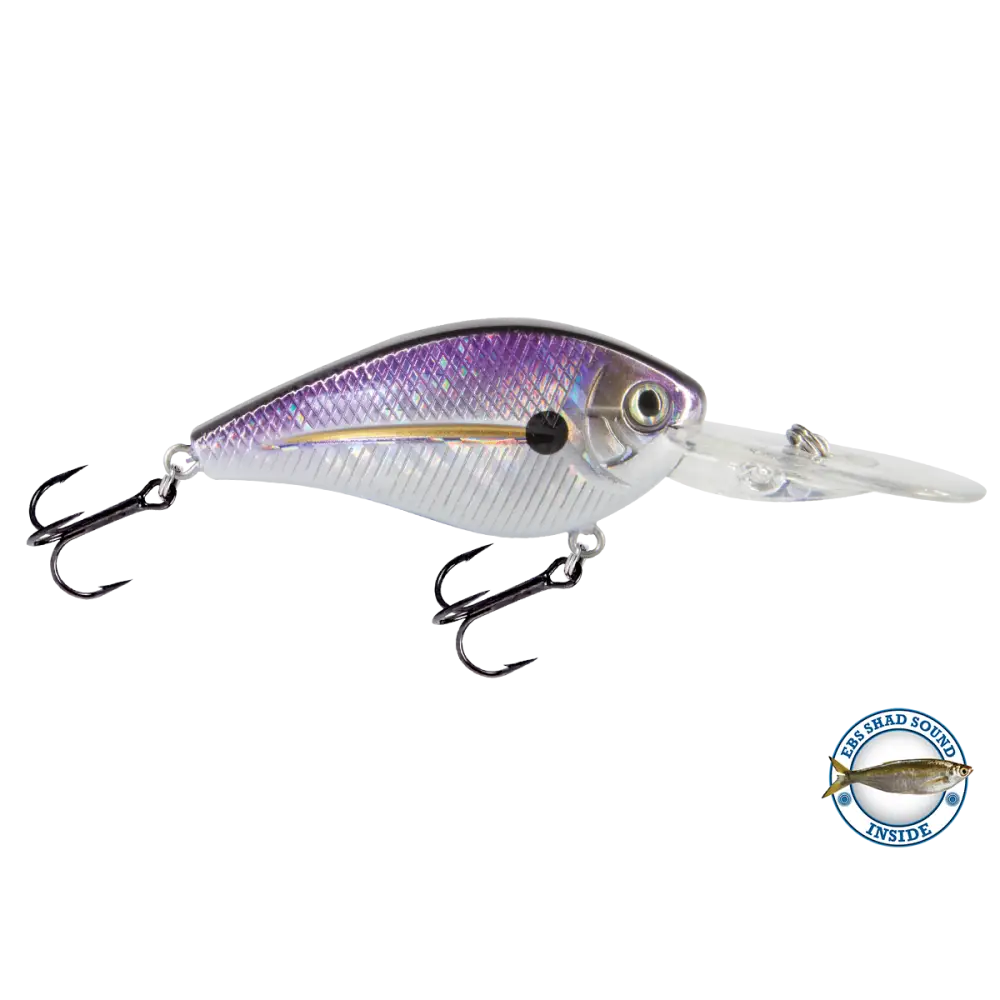 FlatMaster Flat-Sided Crankbait for Cold Water Bass & Walleye – EBS Sound Technology | Color: Chartreuse Shad
