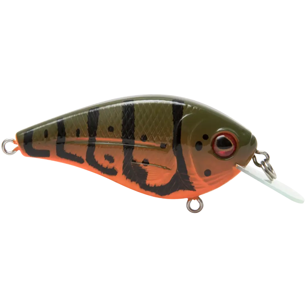FlatMaster SQ Square Bill Crankbait for Bass – EBS Sound Technology | Color: Okie Craw Guntersville Spring Brown