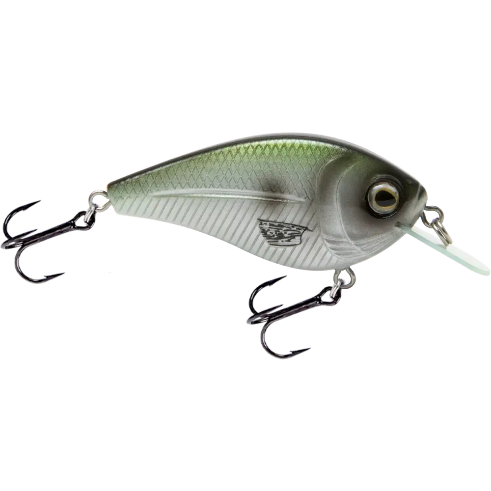 FlatMaster SQ Square Bill Crankbait for Bass – EBS Sound Technology | Color: Okie Craw Guntersville Spring Brown